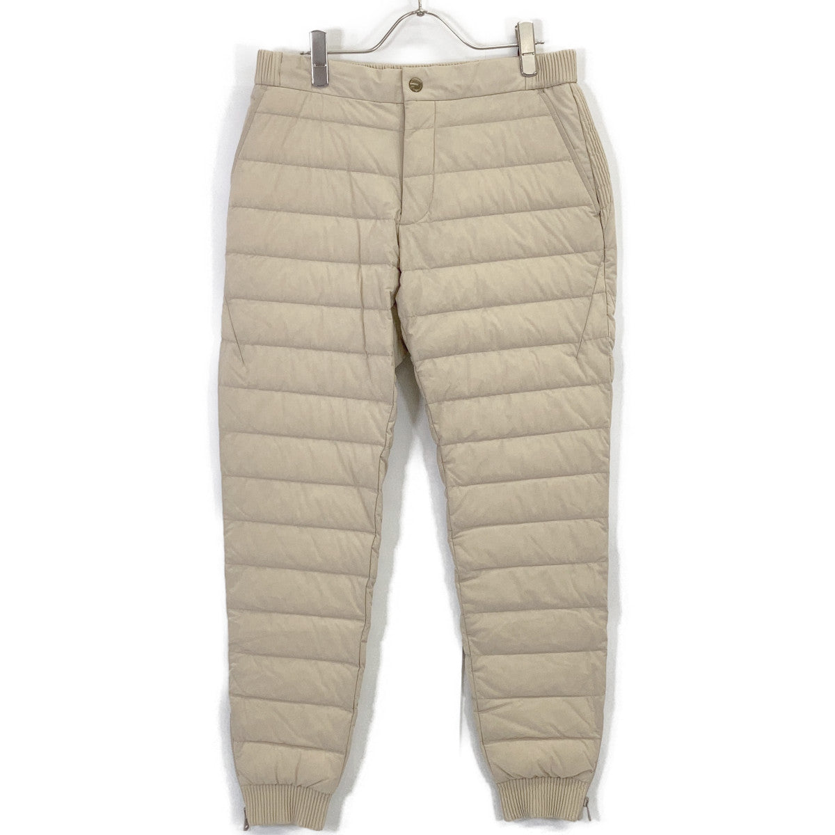 1piu1uguale3 4WAY Rib Zip Down Easy Pants Beige Size IV