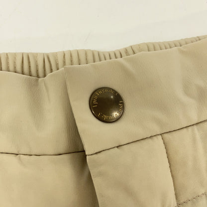 1piu1uguale3 4WAY Rib Zip Down Easy Pants Beige Size IV