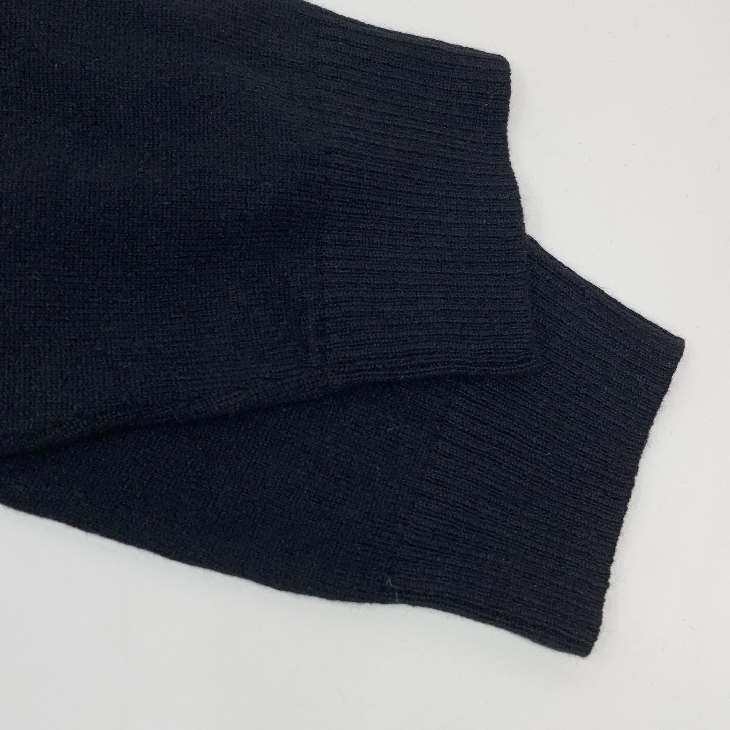 1piu1uguale3 Cashmere Drop Shoulder Hoodie Black Size VI
