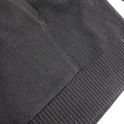 1piu1uguale3 Cashmere Drop Shoulder Hoodie Black Size VI