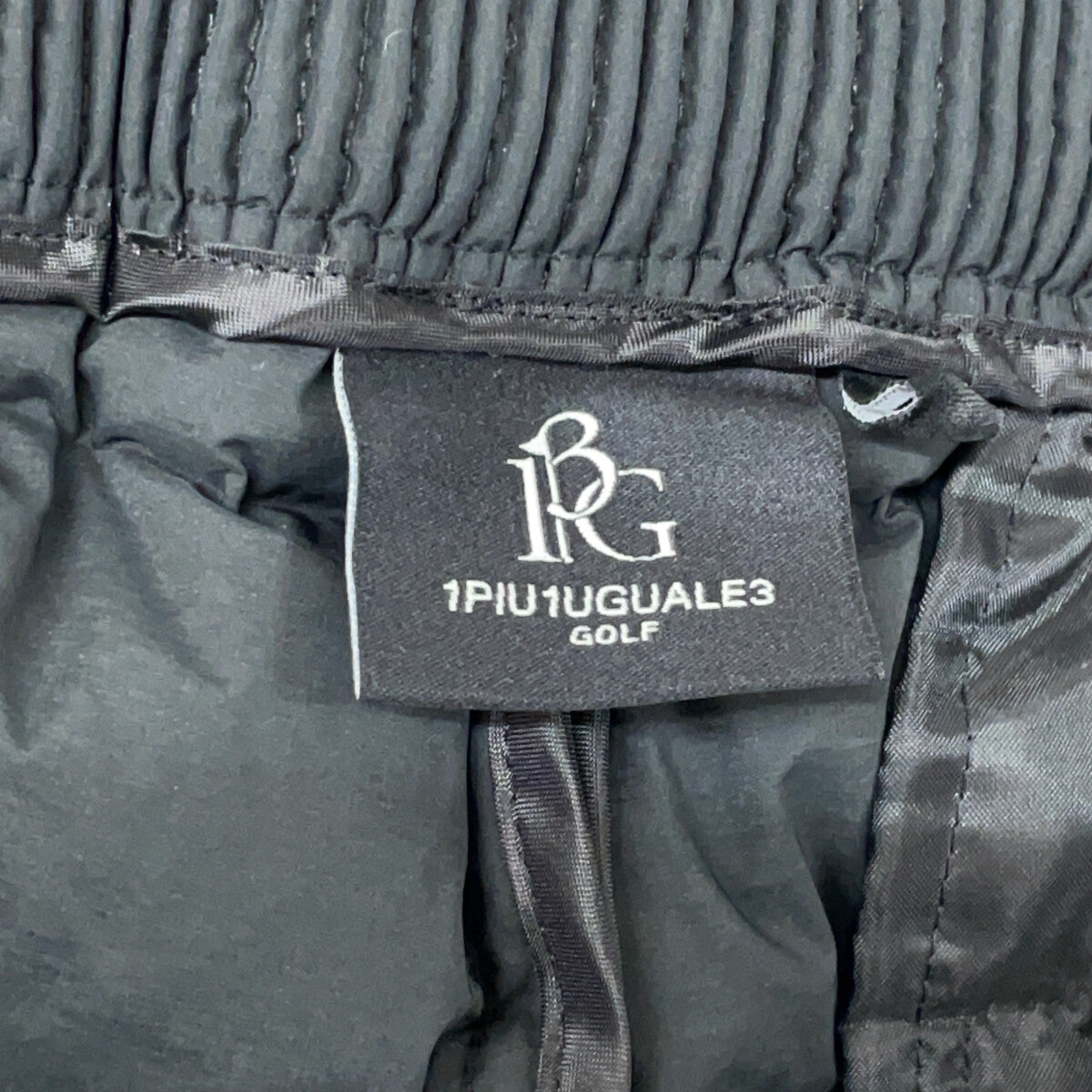 1piu1uguale3 GOLF Down Back Zip Easy Pants Black Size VII