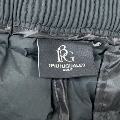 1piu1uguale3 GOLF Down Back Zip Easy Pants Black Size VII