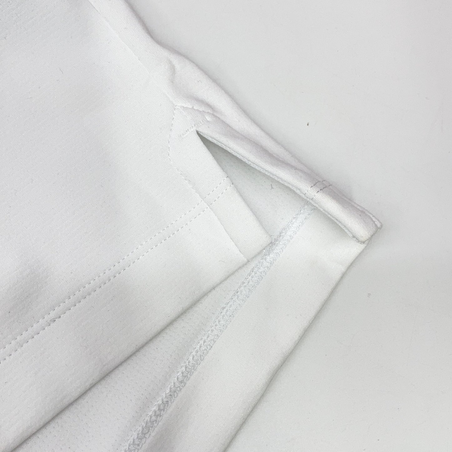 1piu1uguale3 GOLF Long Sleeve Collared Polo White Size VI