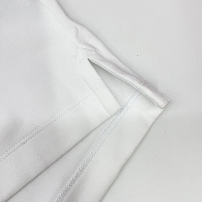 1piu1uguale3 GOLF Long Sleeve Collared Polo White Size VI