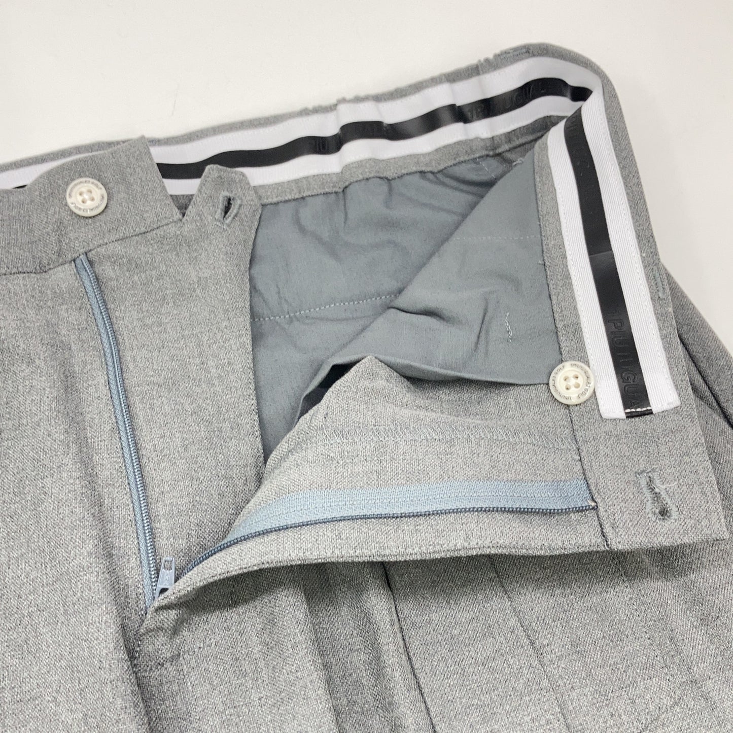 1piu1uguale3 GOLF G. Long Bush Slacks Gray Size VI