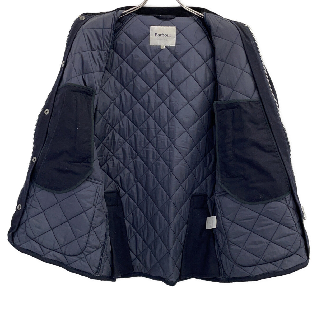 Barbour x SHIPS Wool Blend Modern Fit Dark Navy Jacket Size 36