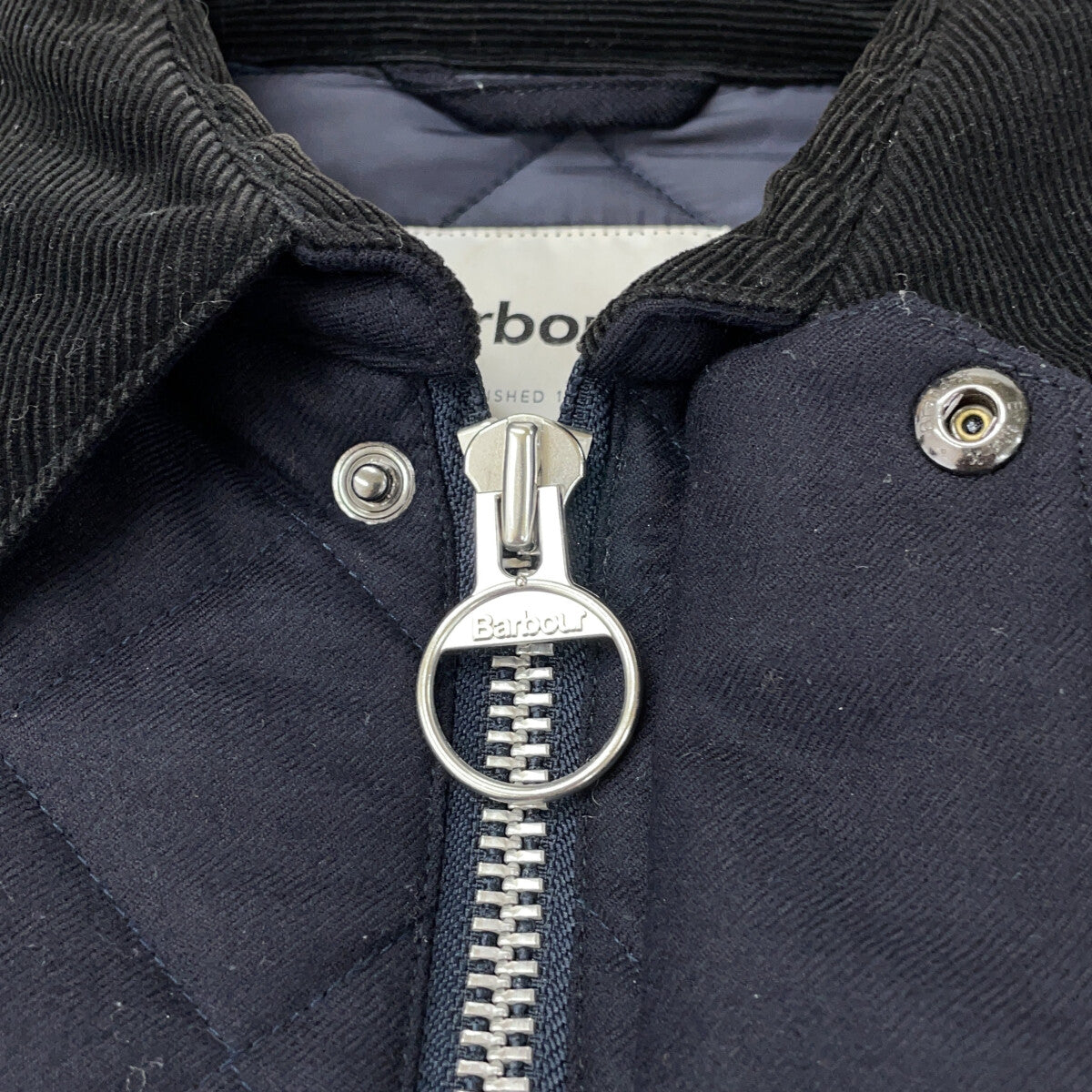 Barbour x SHIPS Wool Blend Modern Fit Dark Navy Jacket Size 36