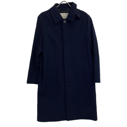 MACKINTOSH Stand Collar Wool Long Coat Black Size 36