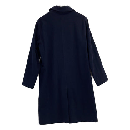 MACKINTOSH Stand Collar Wool Long Coat Black Size 36