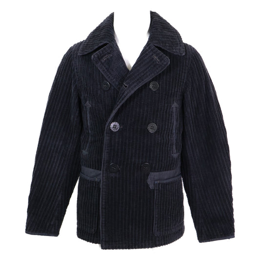 RRL 25AW Double Breasted Corduroy Pea Vintage Navy Coat Size XS