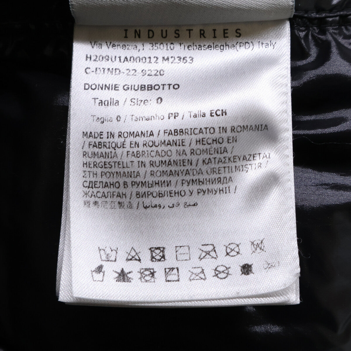 MONCLER GENIUS7 x FRAGMENT DONNIE Down Jacket Size 0