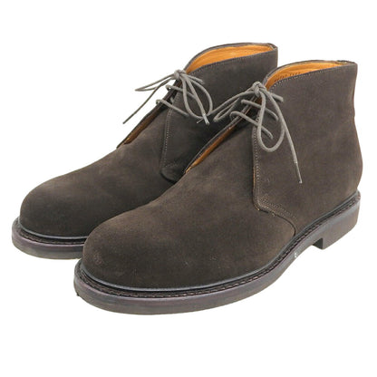 JALAN SRIWIJAYA Dark Brown Suede Vibram Chukka Boots Size 8