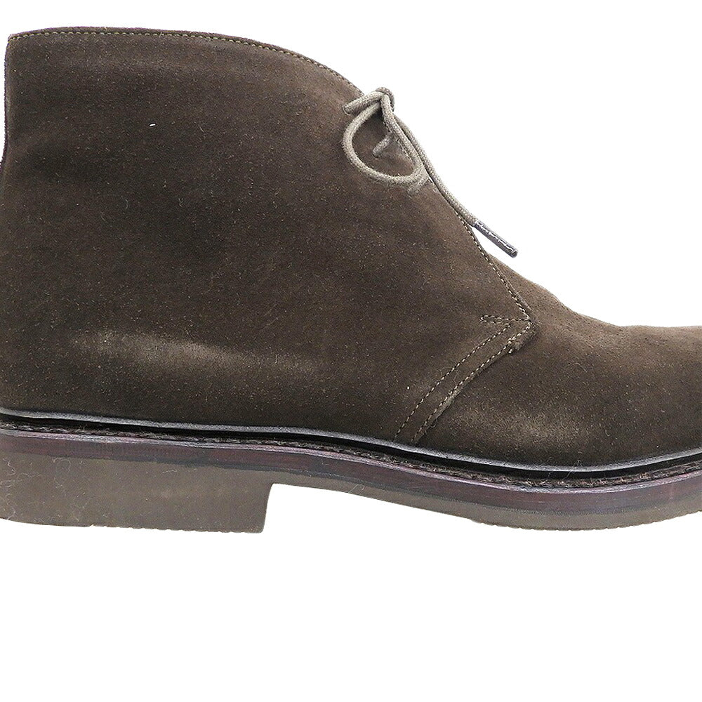 JALAN SRIWIJAYA Dark Brown Suede Vibram Chukka Boots Size 8