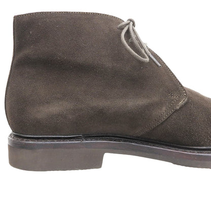 JALAN SRIWIJAYA Dark Brown Suede Vibram Chukka Boots Size 8
