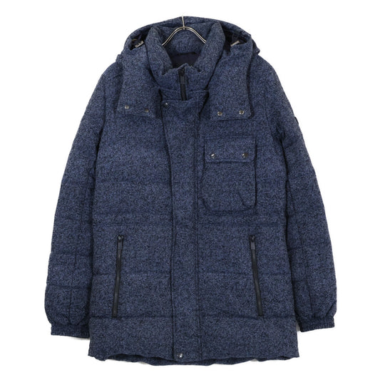 TATRAS Navy R-Line Sentino Hooded Nylon Down Jacket Size 03