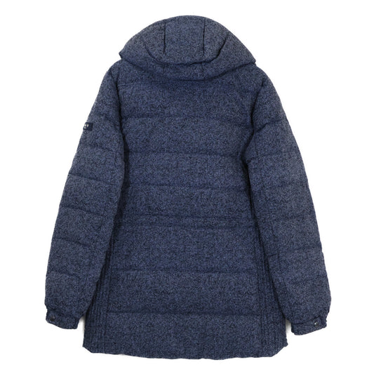 TATRAS Navy R-Line Sentino Hooded Nylon Down Jacket Size 03
