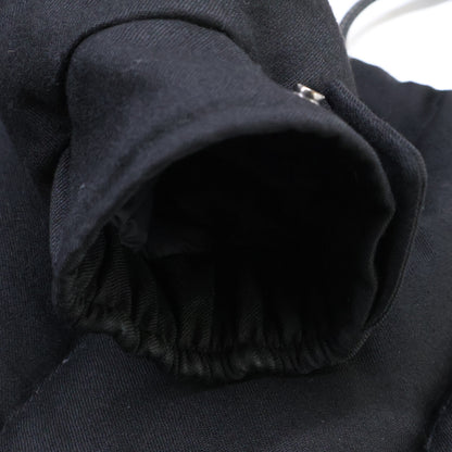 MONCLER Montgenevre Wool Hooded Down Jacket Black Size 0