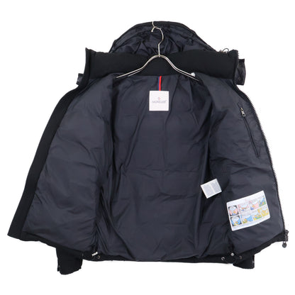 MONCLER Montgenevre Wool Hooded Down Jacket Black Size 0