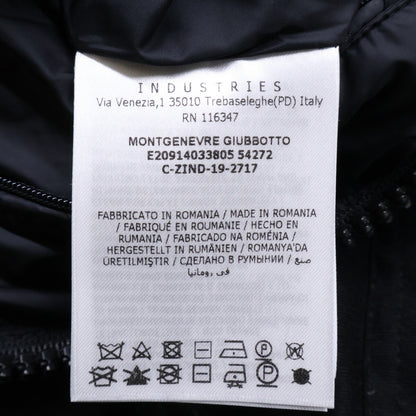 MONCLER Montgenevre Wool Hooded Down Jacket Black Size 0