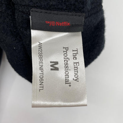 ennoy 23AW Black Netflix Cotton Easy Sweatpants Size M