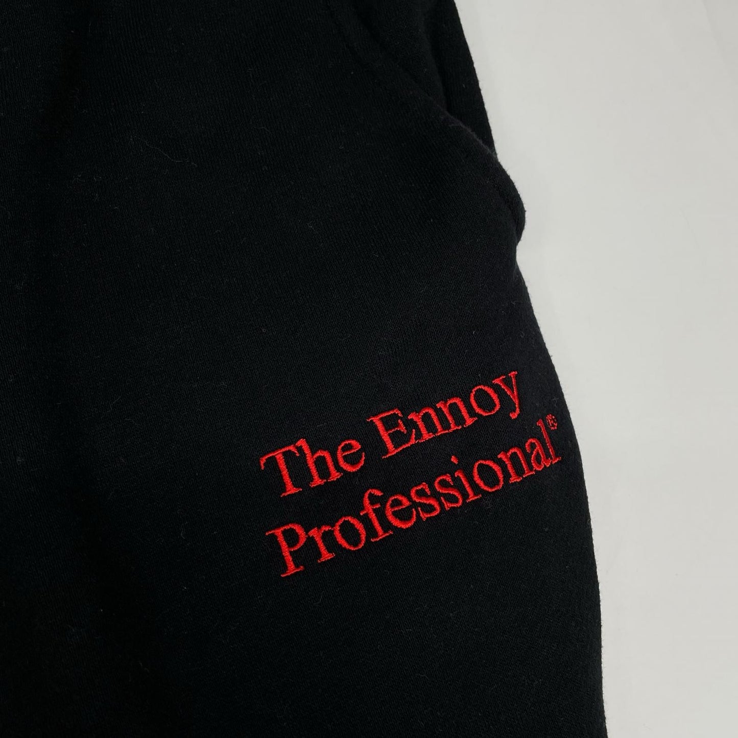 ennoy 23AW Black Netflix Cotton Easy Sweatpants Size M