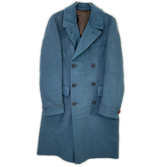 Belvest Tomorrowland Ex. Navy Double-Breasted Coat Size 48