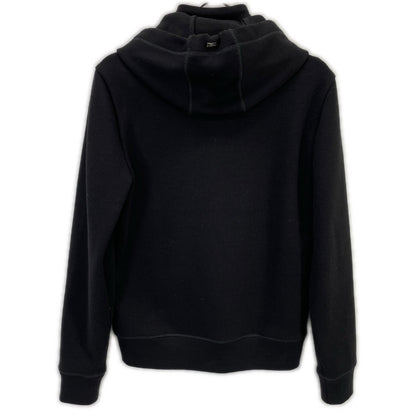 HERNO Black Water-Repellent Nylon Hooded Blouson Size 46