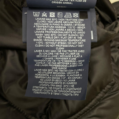 HERNO Black Water-Repellent Nylon Hooded Blouson Size 46
