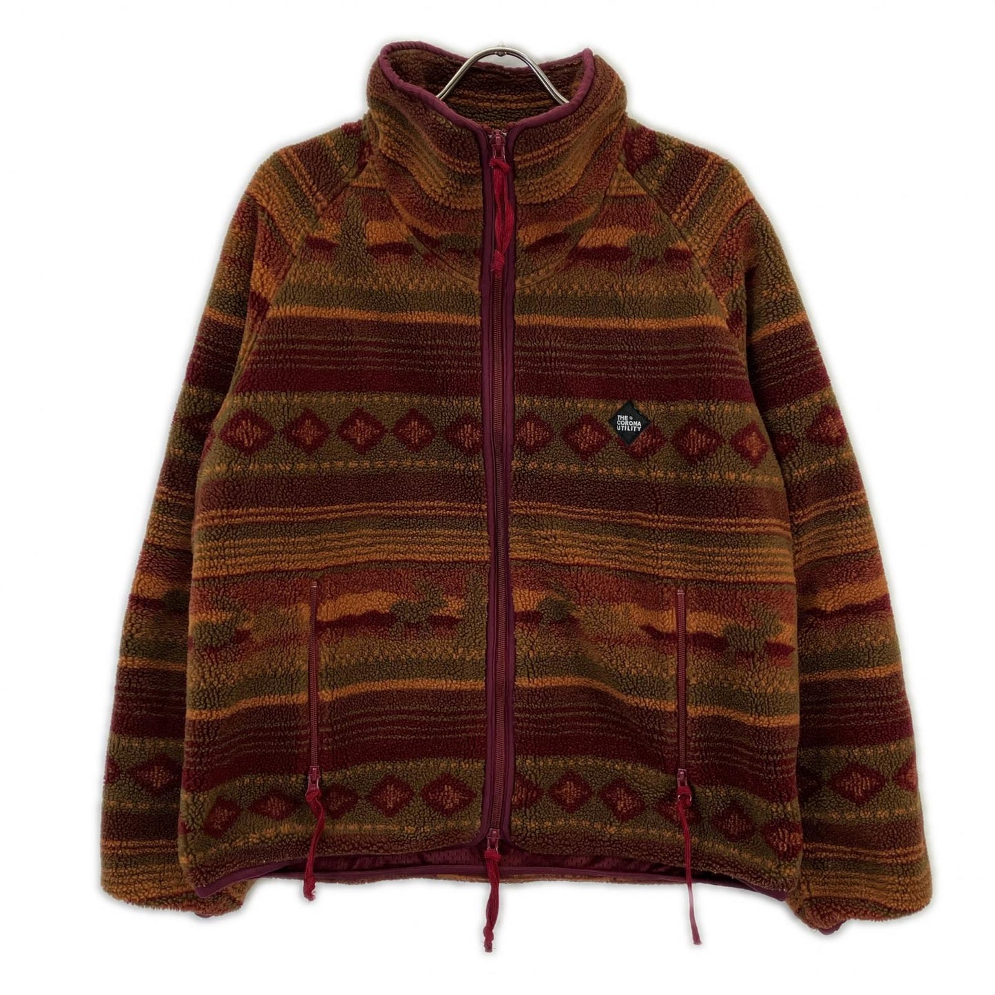 THE CORONA UTILITY Brown YAK Liner Fleece Jacket Size S