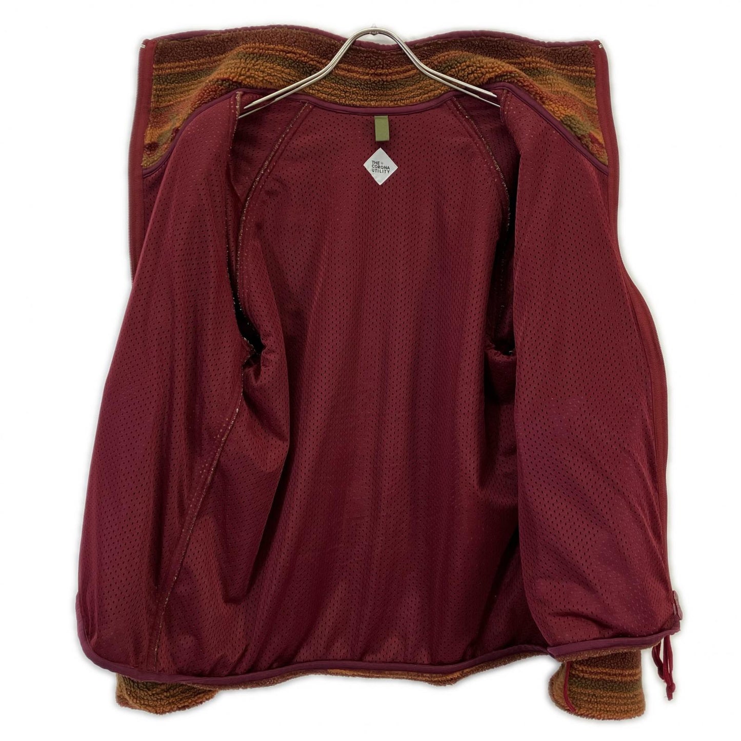 THE CORONA UTILITY Brown YAK Liner Fleece Jacket Size S