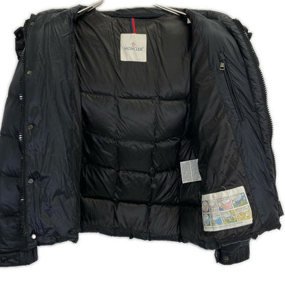 MONCLER KORUM Detachable Hooded Down Jacket Black Size 0