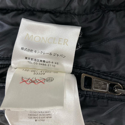 MONCLER KORUM Detachable Hooded Down Jacket Black Size 0