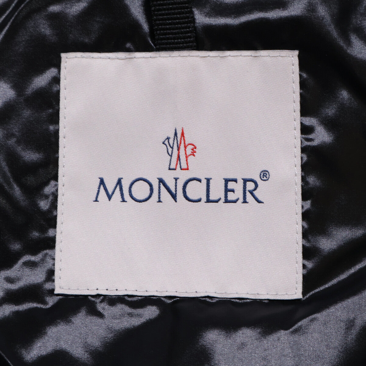 MONCLER MONTCLA Logo Tape Hooded Down Jacket Black Size 2