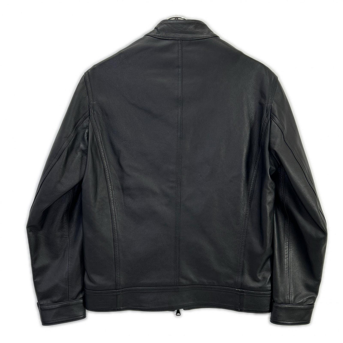 EMMETI Black JURI Lambskin Single Leather Jacket Size 44