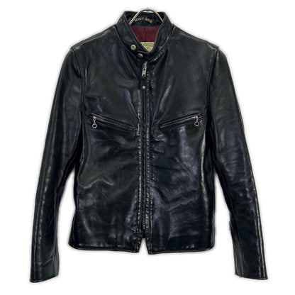 schott 641XXH Horsehide Riders Leather Jacket Black Size 34
