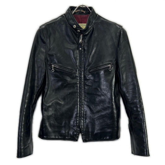 schott 641XXH Horsehide Riders Leather Jacket Black Size 34