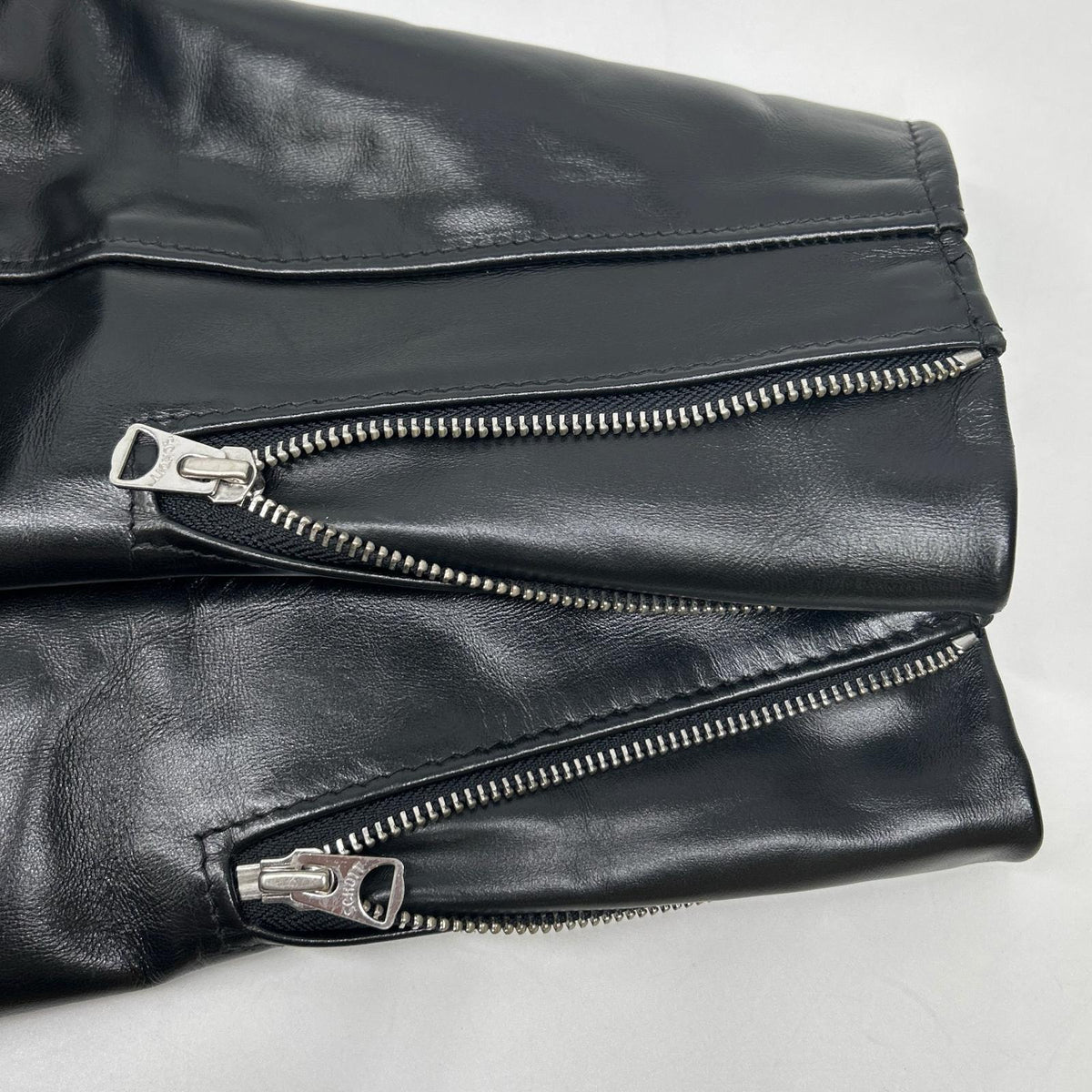 schott 641XXH Horsehide Riders Leather Jacket Black Size 34