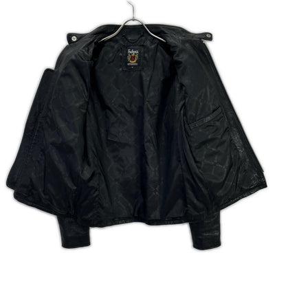 schott Lamb Leather Patch Jacket Black Size S