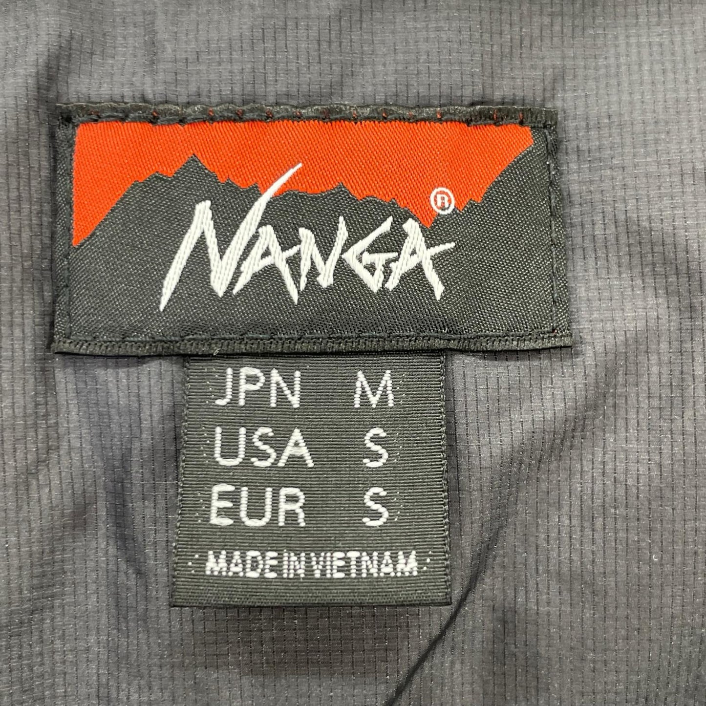 NANGA N2600-0K009D Sheer Down Vest Black Size M