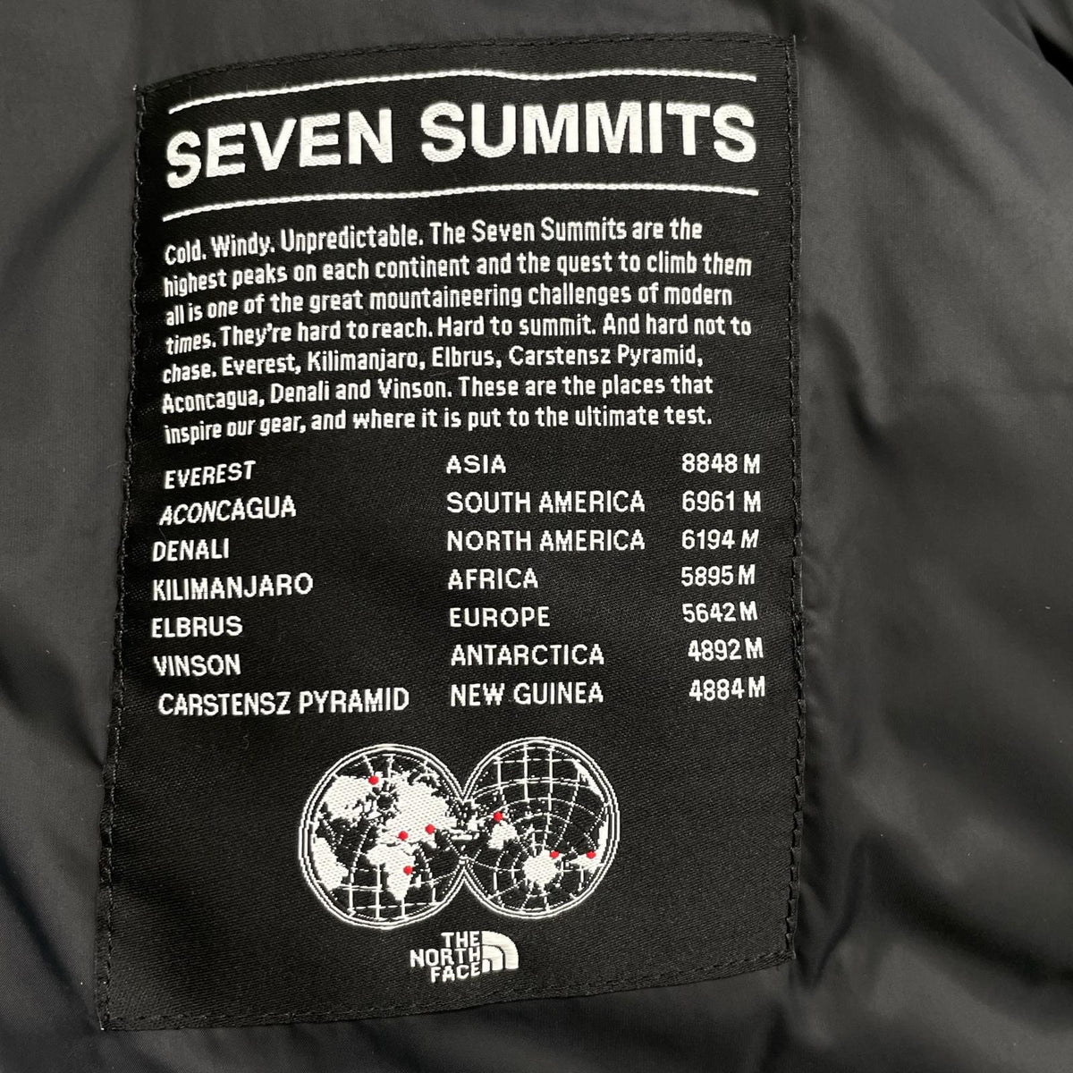 THE NORTH FACE Himalayan Parka Down Jacket Black Size M