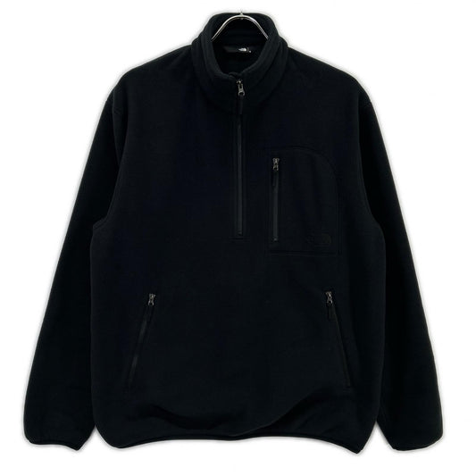 THE NORTH FACE Black Polyester Field Fleece Half-Zip Size M