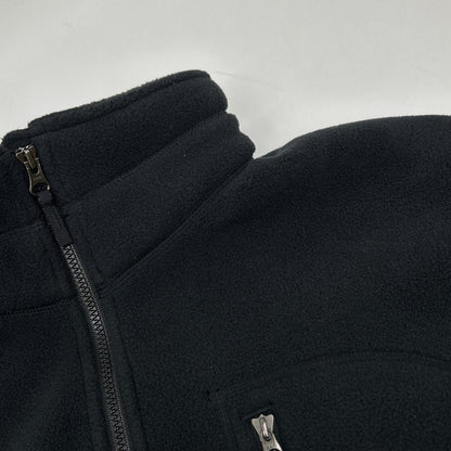 THE NORTH FACE Black Polyester Field Fleece Half-Zip Size M