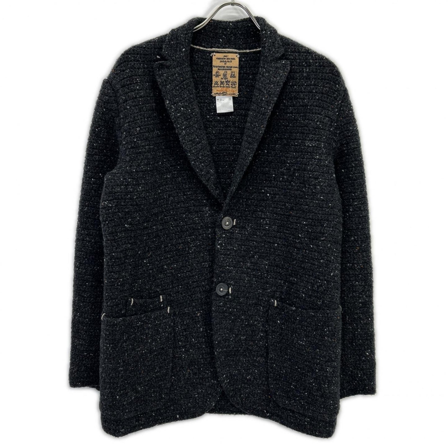 BARNEYSNEWYORK Cashmere Merino Hand Button Jacket Size M