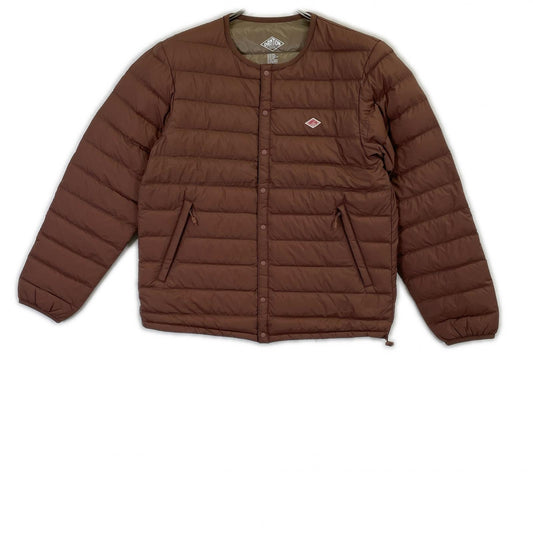 DANTON Pink Nylon Crewneck Inner Down Jacket Size M