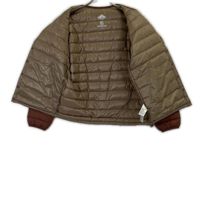 DANTON Pink Nylon Crewneck Inner Down Jacket Size M