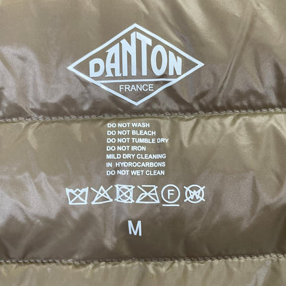 DANTON Pink Nylon Crewneck Inner Down Jacket Size M