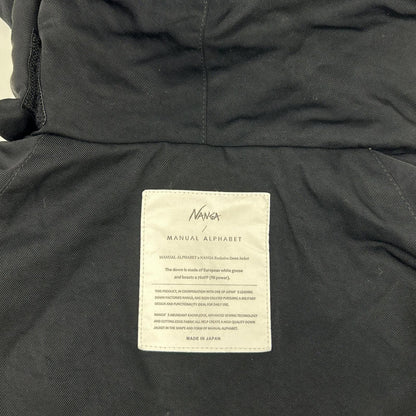 NANGA x Manual Alphabet City Slicker Down Coat Size 2