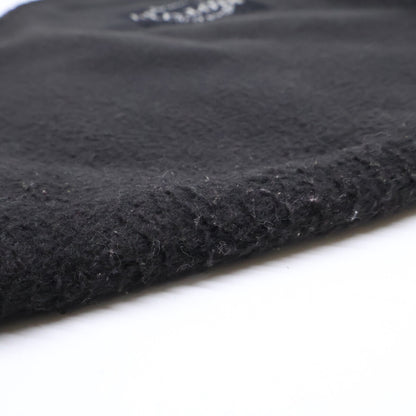 BIGTWIN Black Leather Logo Patch Neck Warmer Size ONE SIZE