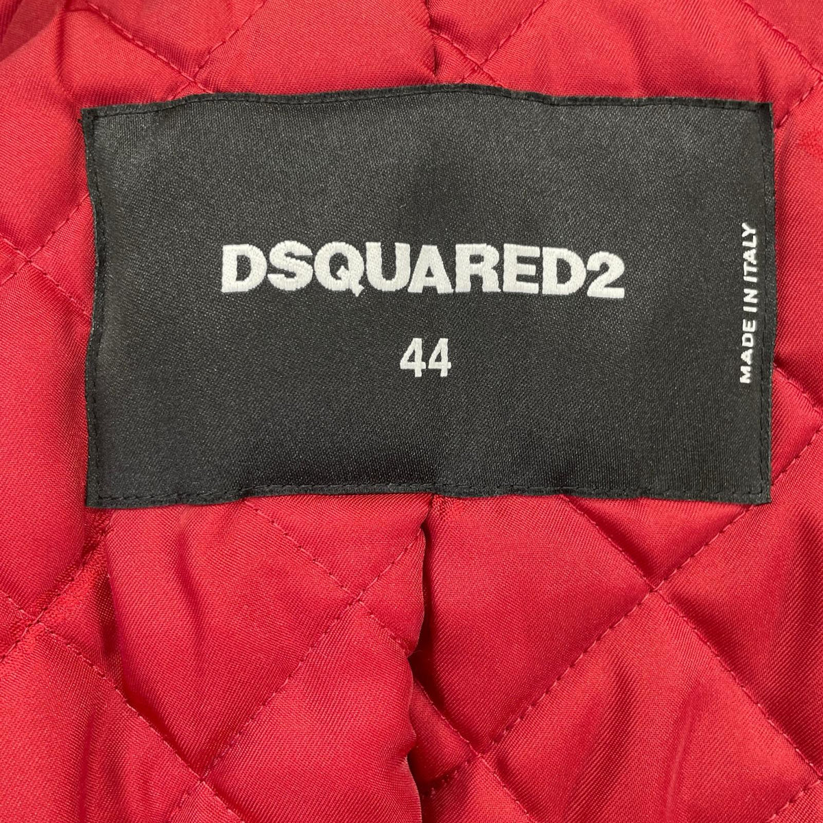 DSQUARED2 Black Nylon Trench Coat Size 44