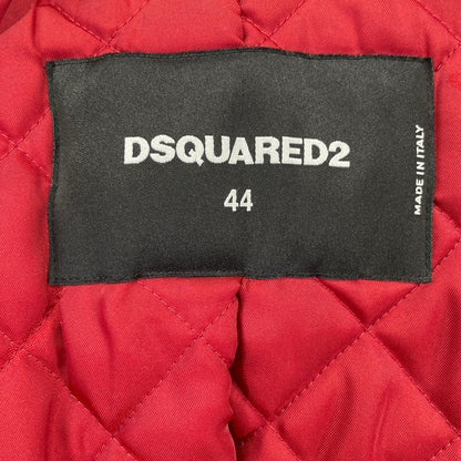 DSQUARED2 Black Nylon Trench Coat Size 44